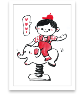 郭郭绘丨童年的小小孩系列