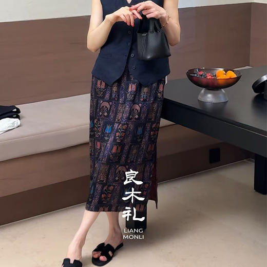 【预售7天】良木礼桑蚕丝半裙(25008) 商品图5