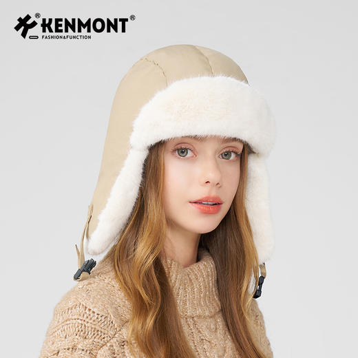 卡蒙易收纳两戴白鹅绒轻便防泼水羽绒护耳帽KM-5281 商品图4