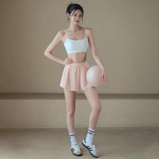 跃牌【周游世界系列】春季新款松紧高腰假两件防走光运动裤马拉松跑步训练短裤SH3247 商品图4