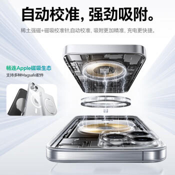 倍思【冰透磁吸|散热快】适用iPhone16pro手机壳苹果16pro保护套Magsafe磁吸超薄防摔镜头全包壳 商品图2