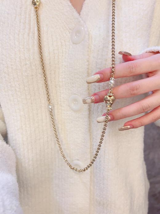 香奈儿 24春夏最新款绝美珍珠爱心系列 爱心长链（XJ） 商品图5