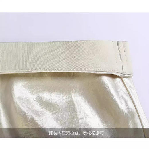 日本进口褶皱醋酸肌理感半身裙！2025长裙短裙中长裙显瘦鱼尾长裙A字裙女款！ 商品图3