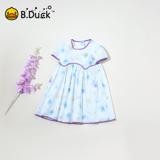 bduck小黄鸭童装夏季休闲连衣裙90-130 BYF2680906 商品图1