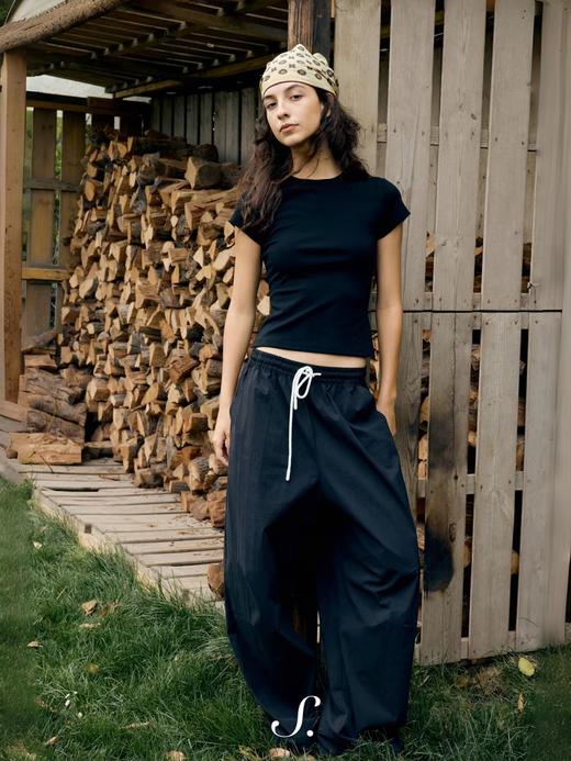 shyshystill/shy202502022/舒适棉质大弹力多件留基础款棉质短袖T恤 商品图2