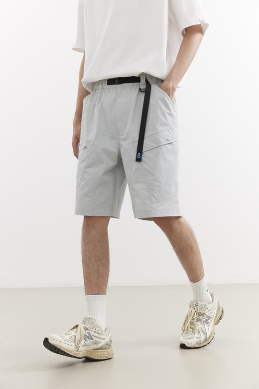 吃茶去chichaqu25轻量户外宽松卡扣口袋短裤休闲运动工装男女百搭 商品图0