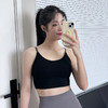 官网590！可调节肩带瑜伽健身运动文胸 高弹防震一体式固定杯内衣吊带背心女可外穿 商品缩略图9