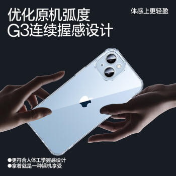 闪魔 适用iPhone 15手机壳气囊防摔软壳 苹果15保护套超薄镜头全包透明软壳抗黄防磨防摔男女同款 商品图6