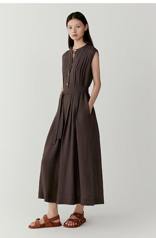 【高品质私服】【IC苎麻平纹布中长连衣裙】G1393【无标出货 介意慎拍】-CC 商品图9