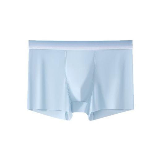 【越轻薄 越凉快】男士夏季冰丝无痕内裤 超薄凉爽 一触即凉 10A级抑菌 7色可选随心搭配  3条装 商品图4