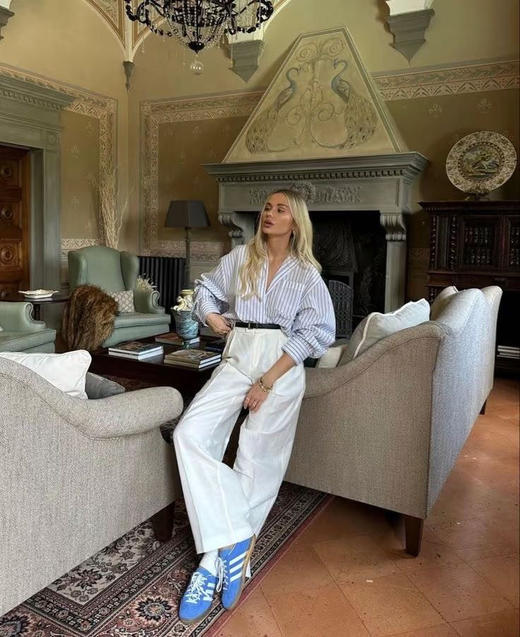 【奥特莱斯门店直发】独家线下专柜款｜甜酷辨识度贼高 ADIDAS SAMBA 阿迪德训鞋 商品图1