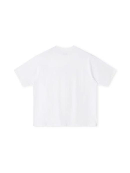 EviStub/E-5XDX627/270G海岛棉水洗复古赛车主题水浆印花短袖T恤 商品图1