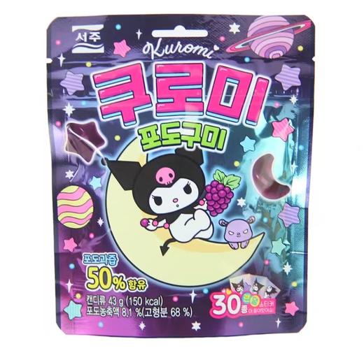 西洲葡萄味软糖43g/袋 商品图0