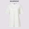 3件8折MAXRIENY2025夏季新款百搭圆领T恤蝴蝶仙子上衣白色简约经(货号:MF86TS001) 商品缩略图4