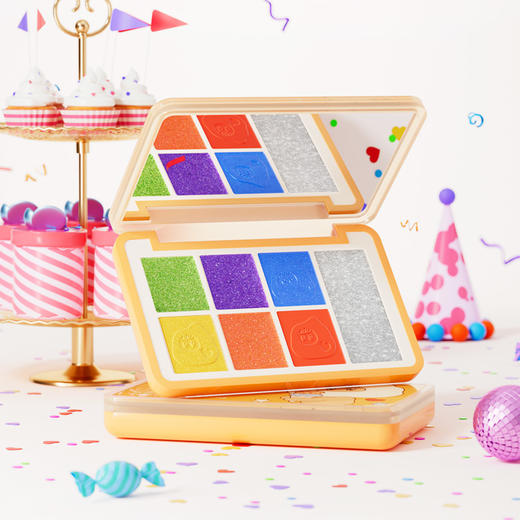 kokoro love 初葆 萌彩眼影腮红多用盘 01派对女孩 9.6g 商品图1