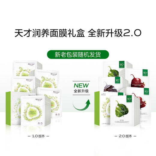 【补水焕亮紧致】一叶子天才润养面膜30片-熬夜祛黄提亮肤色焕亮礼物 商品图3