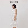 LIYIHAN清月鹊  高密长绒棉设计感多口袋廓形连衣裙立体层次感 商品缩略图2