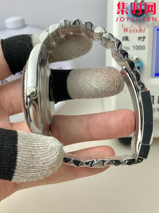 C厂劳力士日志型41mm 蓝盘条丁面 3235机 五珠链 904L钢 男士腕表 商品图2