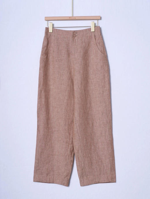 女士亚麻长裤 商品图3