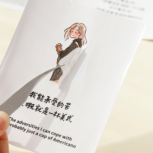 小林漫画 PVC 异形 中英文 贴纸 防水防油 贴纸 行李箱 电脑贴 漫画贴纸 商品图12