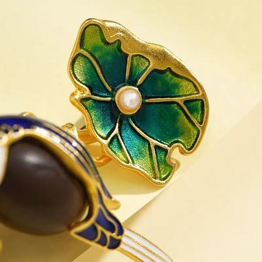 清荷飞鸟胸针 商品图2