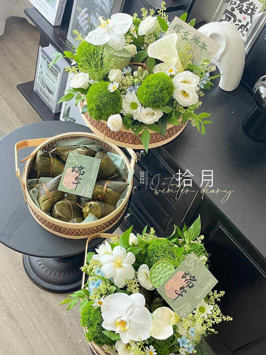 双层花篮-端午花篮/喜事花篮/月子花篮 商品图2