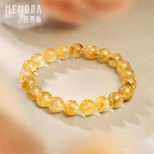 黄胶花水晶手链 大地阳光之华水晶手串叠戴晶石手链女士礼物MEMORA诗普琳CB206306一口价 商品图1
