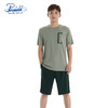 【父亲节专享】男士舒适透气休闲圆领可外穿短裤家居套装LF250051 商品缩略图2