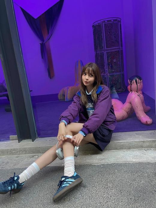 阿迪达斯 originals HANDBALL SPEUIAL 低帮 板鞋 男女同款 蓝棕（HY） 商品图5