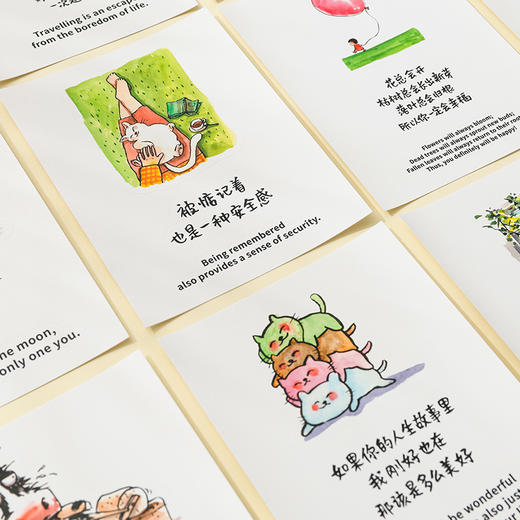 小林漫画 PVC 异形 中英文 贴纸 防水防油 贴纸 行李箱 电脑贴 漫画贴纸 商品图1