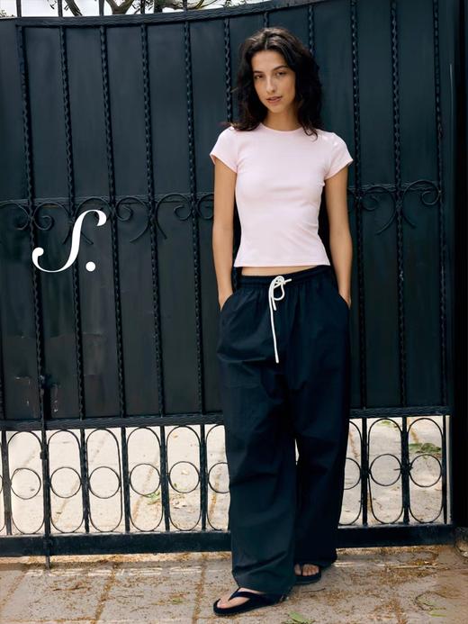 shyshystill/shy202502022/舒适棉质大弹力多件留基础款棉质短袖T恤 商品图1