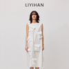 LIYIHAN清月鹊  高密长绒棉设计感多口袋廓形连衣裙立体层次感 商品缩略图0