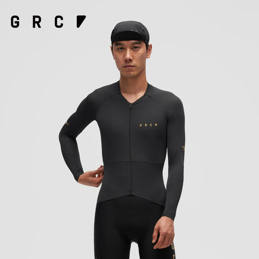 GRC桀骜无尽春夏新款TECH系列金色徽标骑行长袖上衣男女 商品图2