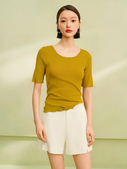 超值购【诗铭洛可】0535 针织短袖星空细闪上衣A15-1 商品图2