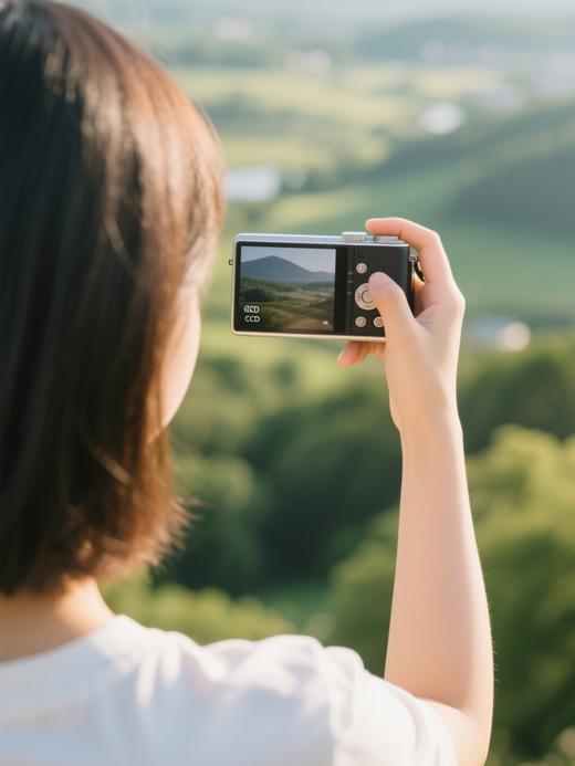 【CCD 相机】9600w像素 +8x数码变焦 拿来拍照太有氛围感了 画质超清晰，细节都能给你稳稳抓住 轻轻一调，远处的景色瞬间拉近 商品图3