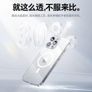 倍思【冰透磁吸|散热快】适用iPhone16pro手机壳苹果16pro保护套Magsafe磁吸超薄防摔镜头全包壳 商品图3