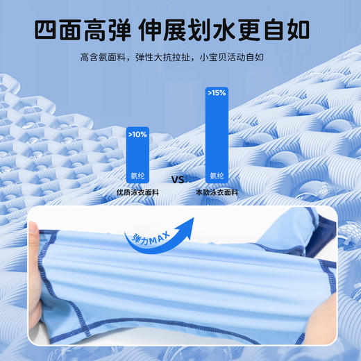 贝贝怡夏季新款男童短袖泳衣套装ZB5DP024 商品图4