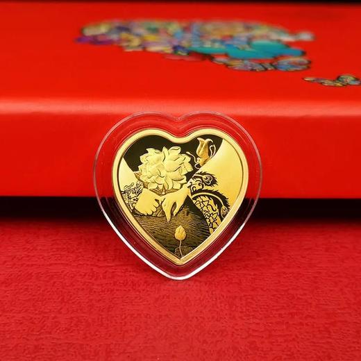 【预定】心形纪念章-南京造币官方发行，带收藏证书！ 商品图6