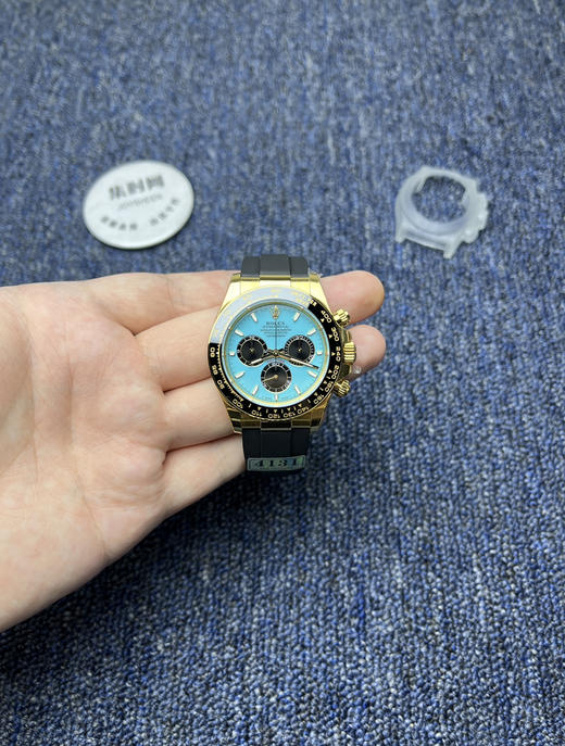 劳力士新款 APS包边迪通拿配重版 APS迪通拿蒂芙尼蓝配重 重量150克+ 丹东4131机 商品图0