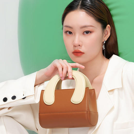 【预售3天】2025新款可爱手提包单肩女小方包高级斜挎包9212-D 商品图2