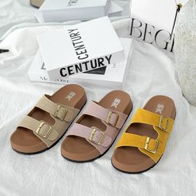 小众勃肯鞋夏季新款复古软底休闲百搭外穿凉拖鞋809