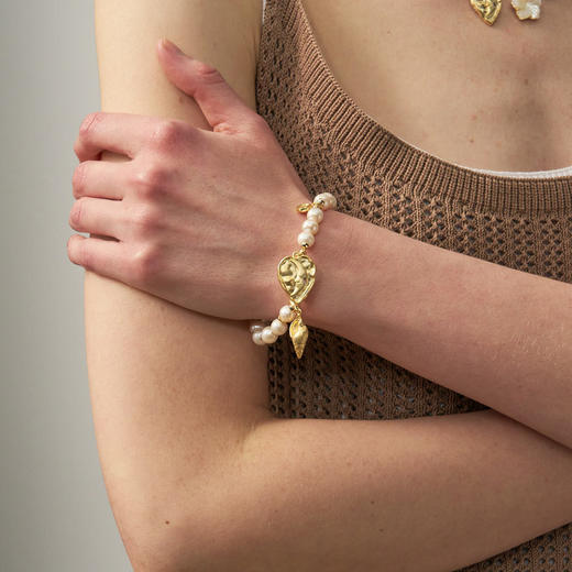 lost in echo2025夏季新款度假轻奢精致小珍珠挂坠组合手链手镯女 商品图3