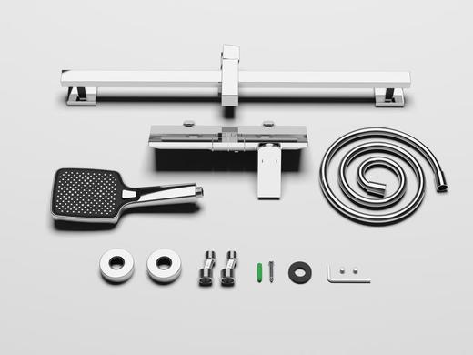 5930 乌菲兹全铜顶配两档花洒 电镀 商品图3