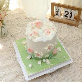 郁金香蝴蝶蛋糕