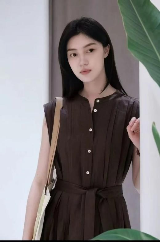 【高品质私服】【IC苎麻平纹布中长连衣裙】G1393【无标出货 介意慎拍】-CC 商品图1