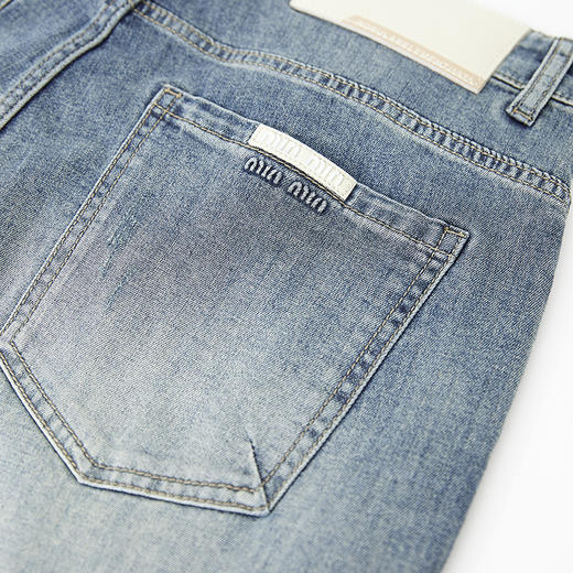 【新品上新】HX 夏季水洗牛仔合体五分裤S207522063101 商品图8