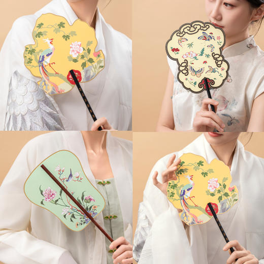 【故宫扇子】故宫花景团扇古风便携小扇子博物馆文创礼物伴手礼 商品图2