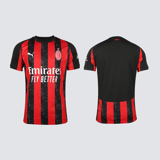小李子PUMA彪马25-26赛季AC米兰主场球迷版短袖比赛球衣779962 01 商品图4