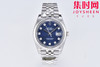 C厂劳力士日志型41mm 蓝盘钻面 3235机 五珠链 904L钢 男士腕表 商品缩略图0