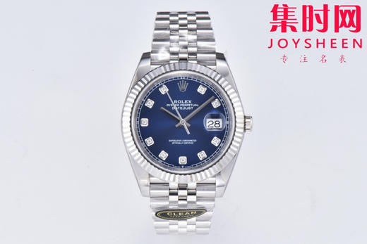 C厂劳力士日志型41mm 蓝盘钻面 3235机 五珠链 904L钢 男士腕表 商品图0